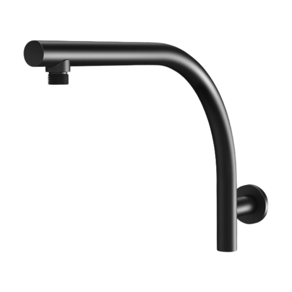 Phoenix Rush High-Rise Shower Arm Matte Black