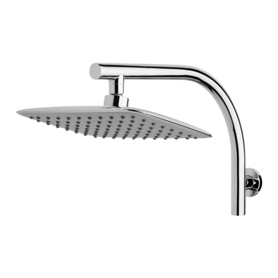 Phoenix Rush High-Rise Shower Arm & 200 x 250mm Rose  Chrome