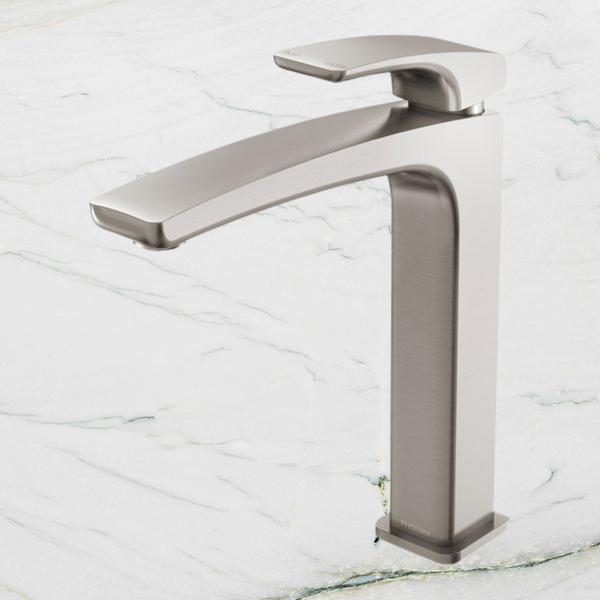 Phoenix Rush Sink Mixer 190mm Brushed Nickel