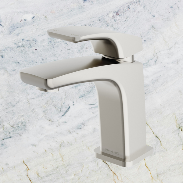Phoenix Rush Basin Mixer Brushed Nickel