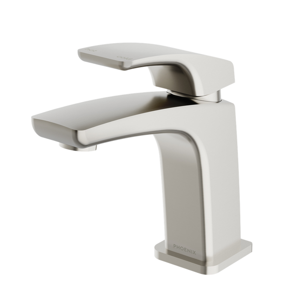 Phoenix Rush Basin Mixer Brushed Nickel