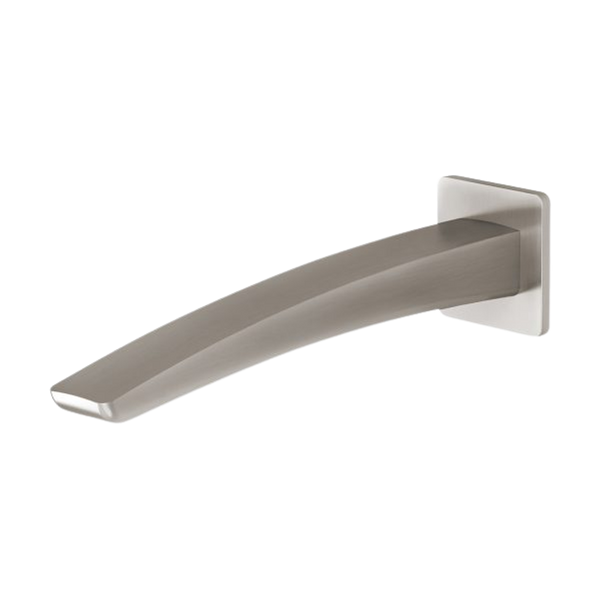 Phoenix Rush Wall Basin Outlet 230mm Brushed Nickel