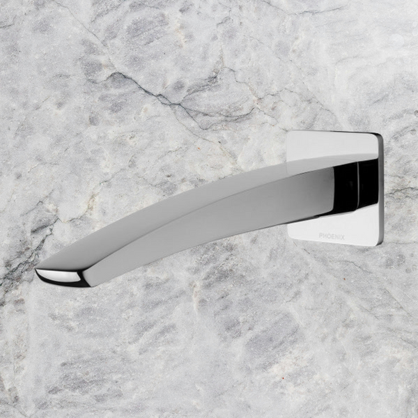 Phoenix Rush Wall Basin Outlet 230mm Chrome
