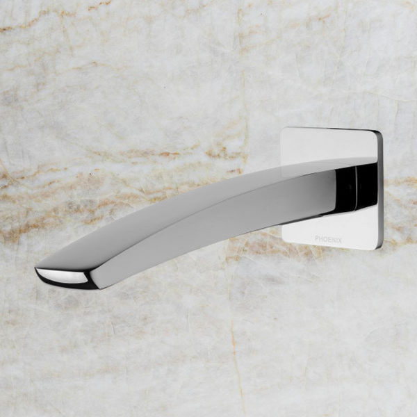 Phoenix Rush Wall Bath Outlet 180mm Chrome