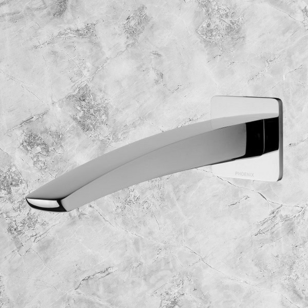 Phoenix Rush Wall Bath Outlet 230mm Chrome