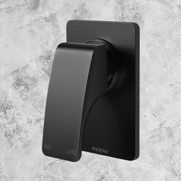 Phoenix Rush Shower / Wall Mixer Matte Black