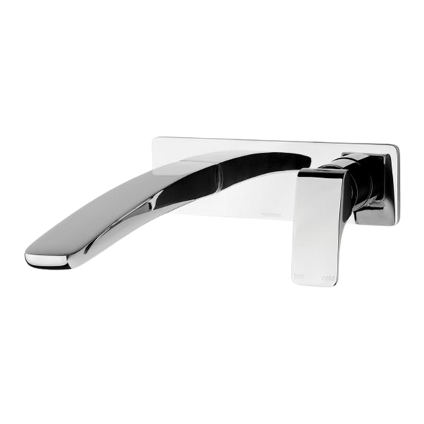 Phoenix Rush Wall Bath Mixer Set 230mm Chrome