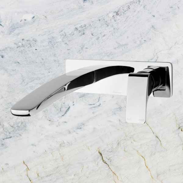 Phoenix Rush Wall Basin Mixer Set 230mm Chrome