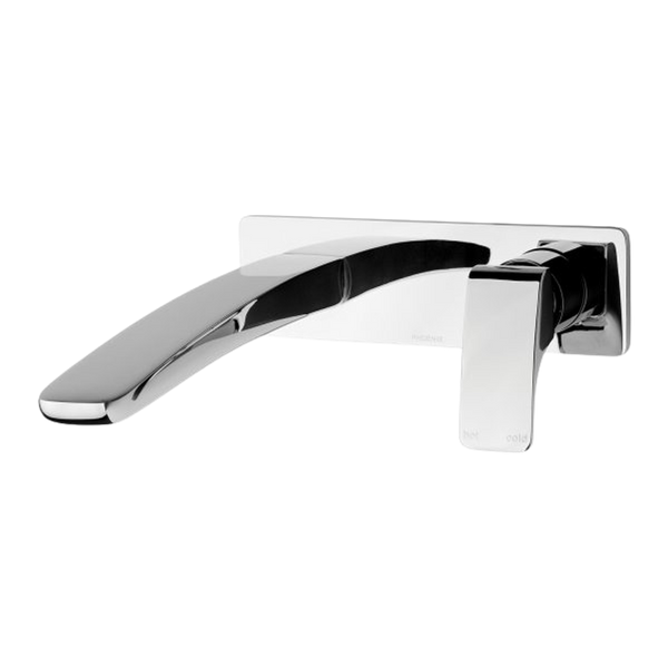 Phoenix Rush Wall Basin Mixer Set 230mm Chrome