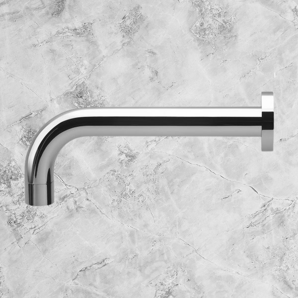 Phoenix Vivid Wall Basin Outlet 200mm Curved Chrome