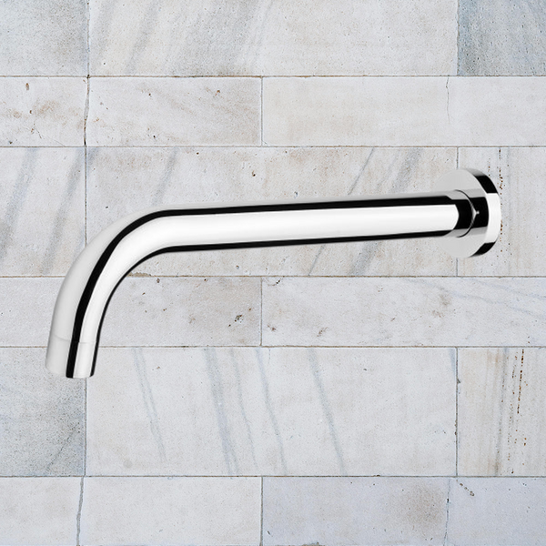 Phoenix Vivid Wall Basin Outlet 250mm Curved Chrome