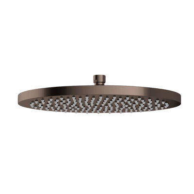 Phoenix Vivid Shower Rose 300mm Round Brushed Bronze