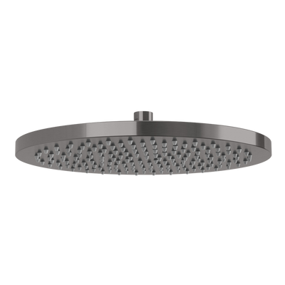 Phoenix Vivid Shower Rose 300mm Round Brushed Carbon