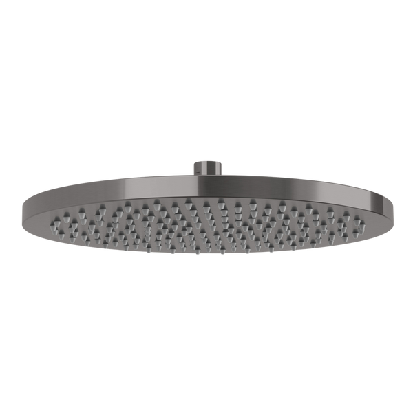 Phoenix Vivid Shower Rose 300mm Round Brushed Carbon