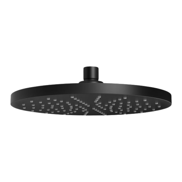 Phoenix Vivid Shower Rose 230mm Round Matte Black