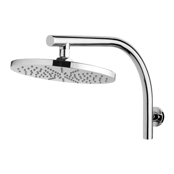 Phoenix Vivid High-Rise Shower Arm & 230mm Round Rose Chrome
