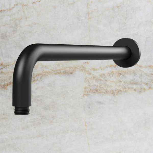 Phoenix Vivid Shower Arm 400mm Round Matte Black