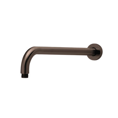 Phoenix Vivid Shower Arm 400mm Round Brushed Bronze
