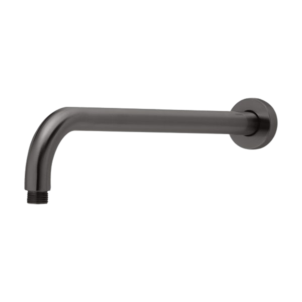 Phoenix Vivid Shower Arm 400mm Round Brushed Carbon