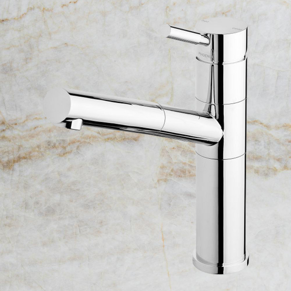 Phoenix Vivid Premium Pull Out Sink Mixer Chrome