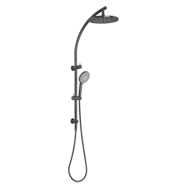 Phoenix Vivid Twin Shower Brushed Carbon