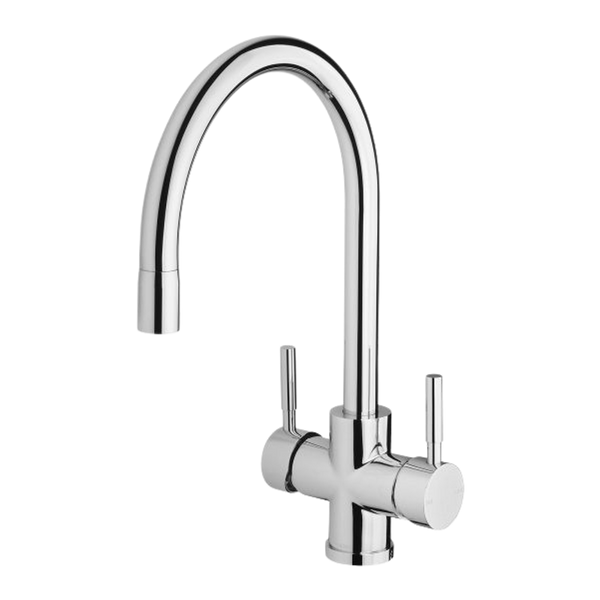 Phoenix Vivid Filtered Sink Mixer 220mm Gooseneck with Filters Chrome