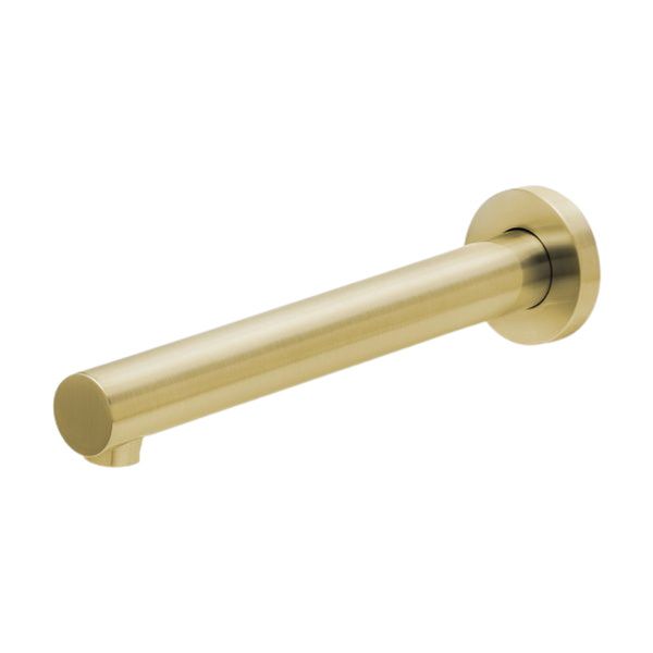 Phoenix Vivid Wall Bath Outlet 200mm Brushed Gold
