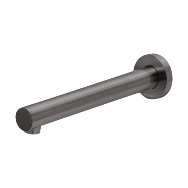 Phoenix Vivid Wall Bath Outlet 200mm Brushed Carbon