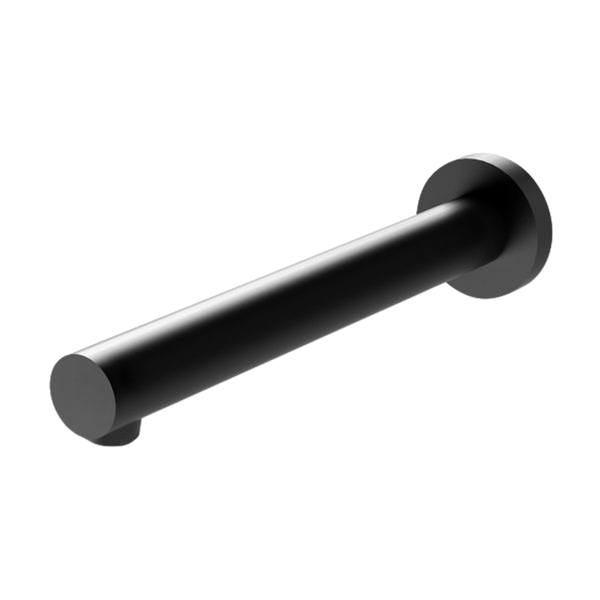 Phoenix Vivid Wall Bath Outlet 200mm Matte Black