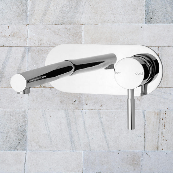 Phoenix Vivid Wall Basin Mixer Set 200mm Chrome