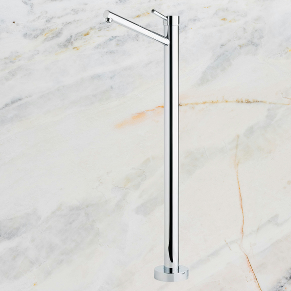 Phoenix Vivid Floor Mounted Bath Mixer Chrome