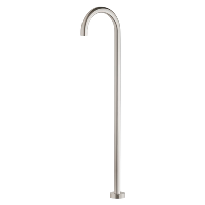 Phoenix Vivid Floor Mounted Bath Outlet 940mm Brushed Nickel