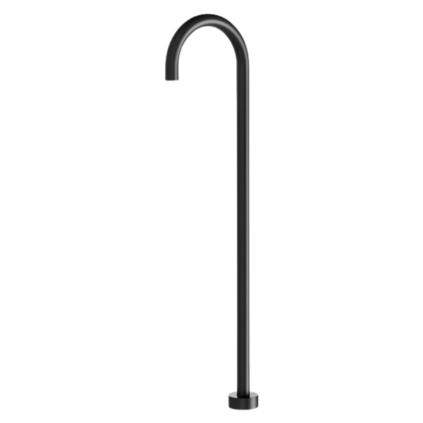 Phoenix Vivid Floor Mounted Bath Outlet 940mm Matte Black