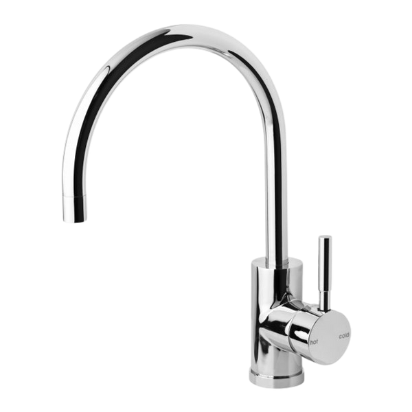 Phoenix Vivid Sink Mixer 220mm Gooseneck Chrome