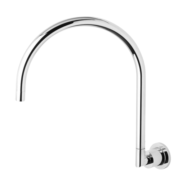 Phoenix Vivid Pin Lever Wall Sink Outlet 200mm Gooseneck Chrome