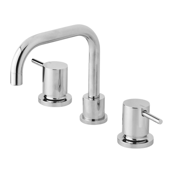 Phoenix Vivid Pin Lever Basin Set Swivel Squareline Outlet Chrome Lead Free
