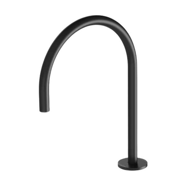 Phoenix Vivid Slimline Hob Sink Outlet 220mm Gooseneck Matte Black