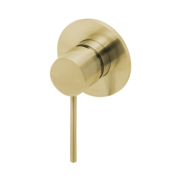 Phoenix Vivid Slimline SwitchMix Shower / Wall Mixer Fit-Off Kit  Brushed Gold