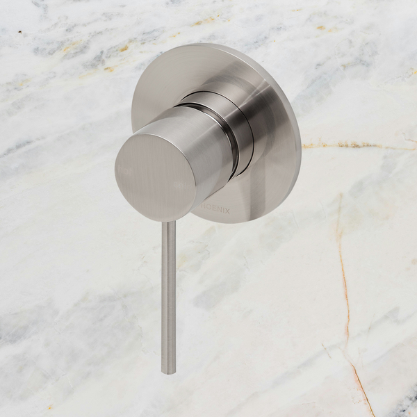 Phoenix Vivid Slimline SwitchMix Shower / Wall Mixer (Fit-Off Kit Only) Lead Free Brushed Nickel