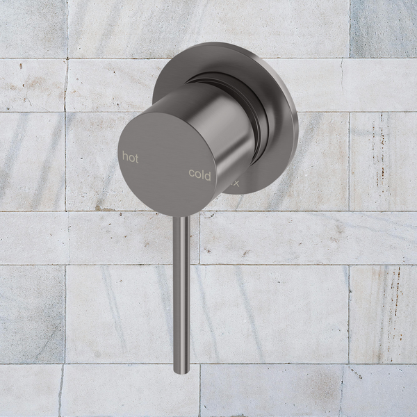 Phoenix Vivid Slimline SwitchMix Shower / Wall Mixer 60mm Backplate (Complete Kit) Lead Free Brushed Carbon