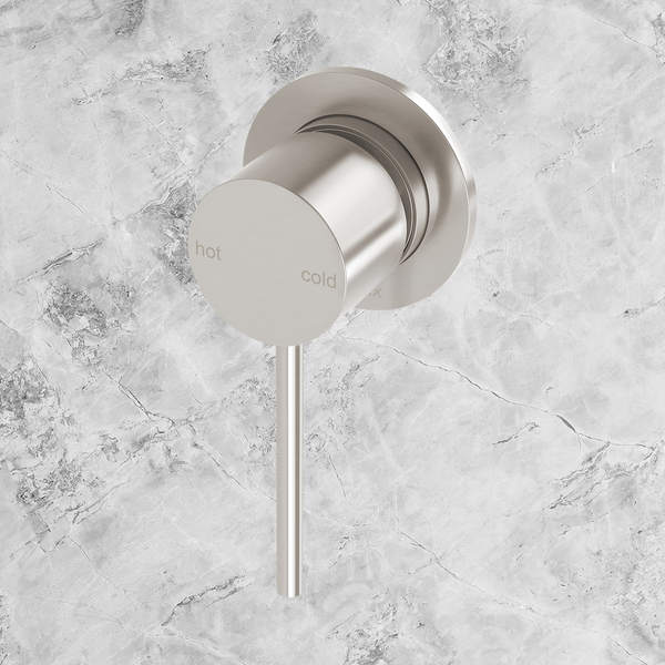Phoenix Vivid Slimline SwitchMix Shower / Wall Mixer 60mm Backplate (Fit-Off Kit Only) Lead Free Brushed Nickel