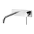 Phoenix Vivid Slimline SwitchMix Wall Basin / Bath Mixer Set 230mm Fit-Off Kit Chrome