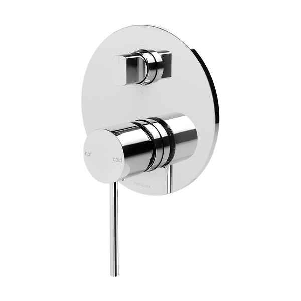 Phoenix Vivid Slimline SwitchMix Shower / Bath Diverter Mixer (Fit-Off Kit Only) Lead Free Chrome