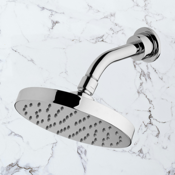 Phoenix Vivid Slimline Shower Arm & 155mm Round Rose Chrome