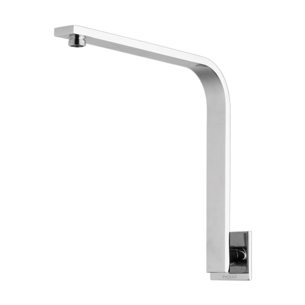 Phoenix Vivid Slimline High-Rise Shower Arm Square Plate Chrome