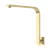 Phoenix Vivid Slimline High-Rise Shower Arm Square Plate Brushed Gold