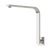 Phoenix Vivid Slimline High-Rise Shower Arm Square Plate Brushed Nickel