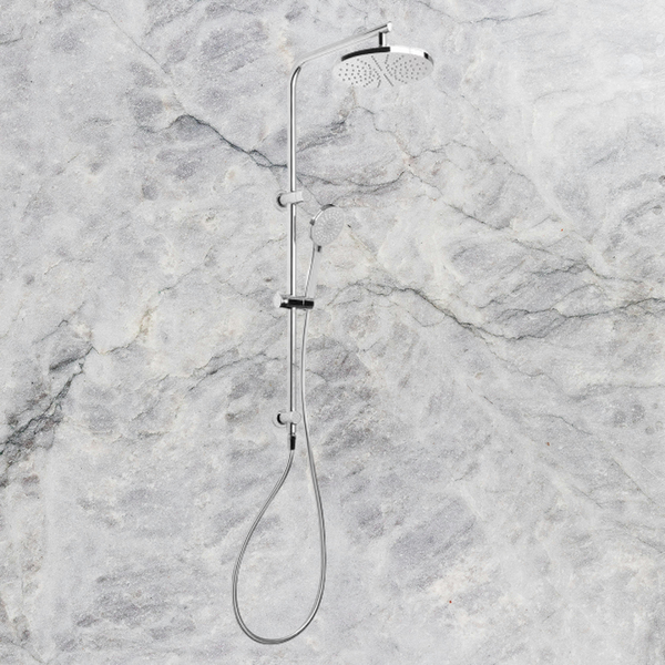 Phoenix Vivid Slimline Twin Shower Chrome