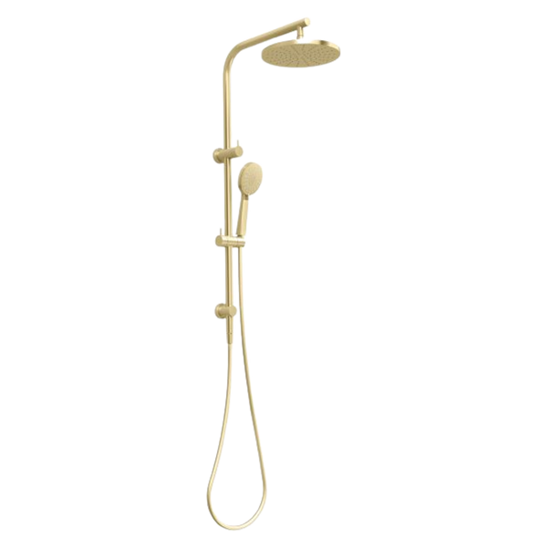 Phoenix Vivid Slimline Twin Shower Brushed Gold