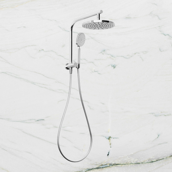 Phoenix Vivid Slimline Compact Twin Shower Chrome